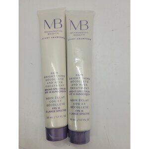 2 Meaningful Beauty Skin Brightening Décolleté Neck Treatment SPF 15 1.7 oz NEW